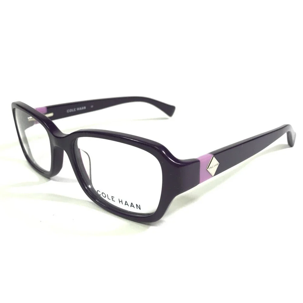 Cole Haan Eyeglasses Frames CH5004 513 PURPLE Square Full Rim 50-17-135